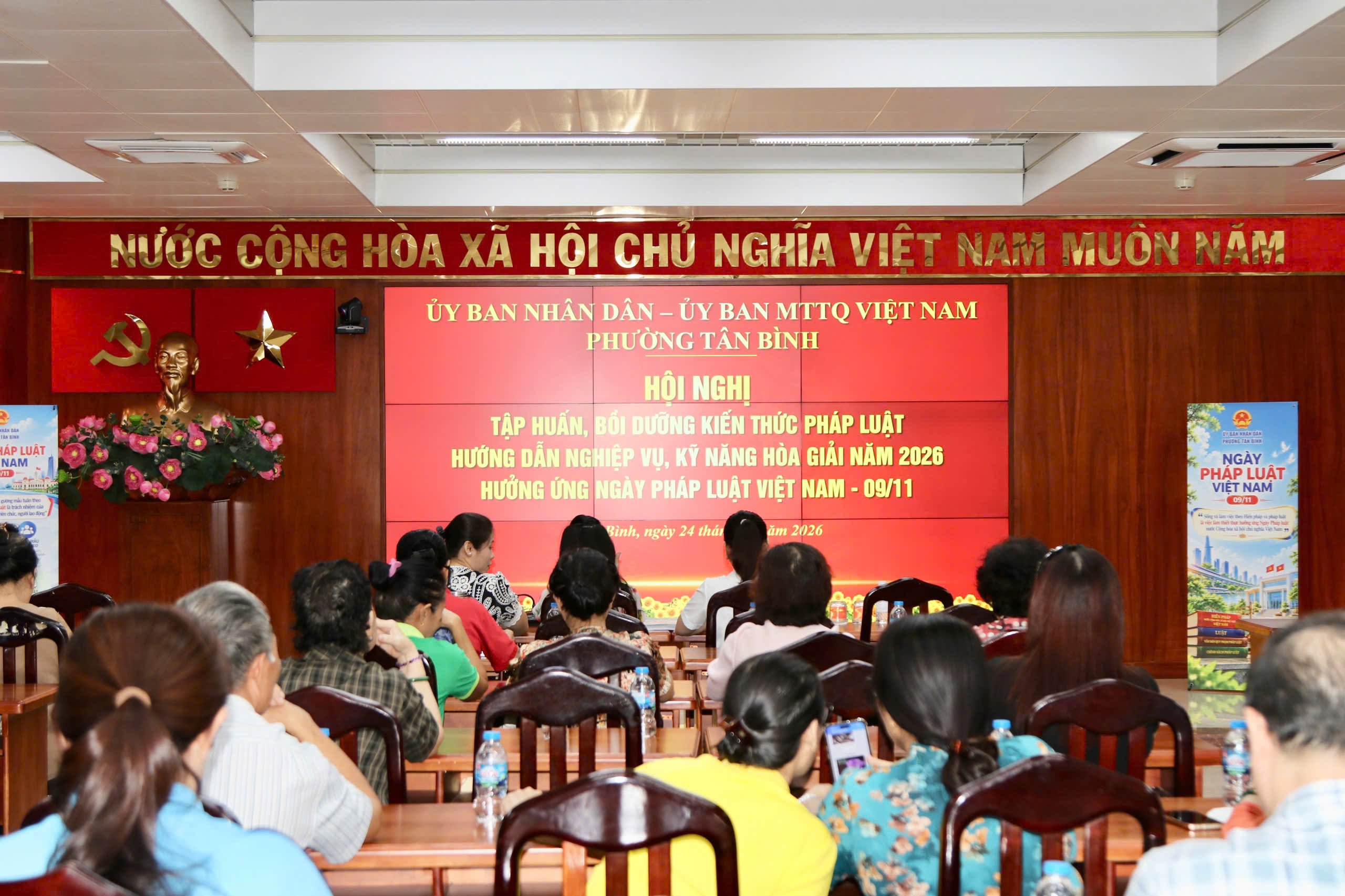 TP.HCM: Phường Tân Bình nâng cao kỹ năng hòa giải, lan tỏa tinh thần thượng tôn pháp luật - Hình 1