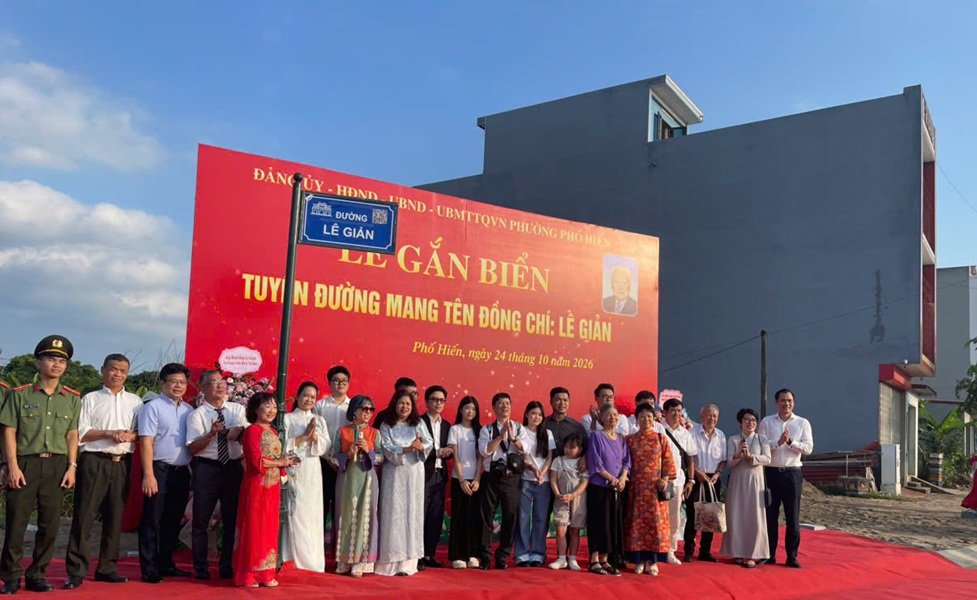 Phường Phố Hiến đặt t&ecirc;n cho h&agrave;ng loạt tuyến đường, phố v&agrave; c&ocirc;ng tr&igrave;nh c&ocirc;ng cộng