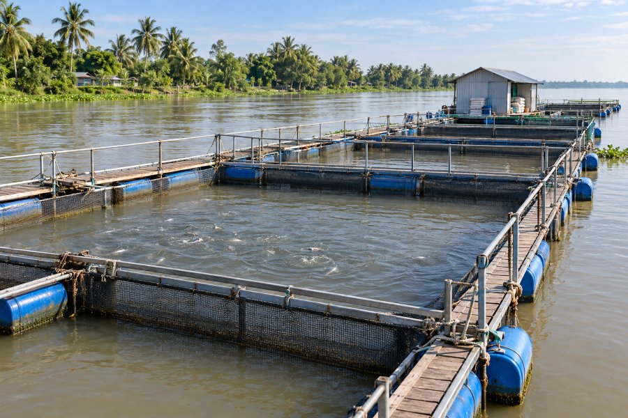 Nuôi cá lồng bé được xác định là những động lực tăng trưởng Nuôi cá lồng bé được xác định là những động lực tăng trưởng