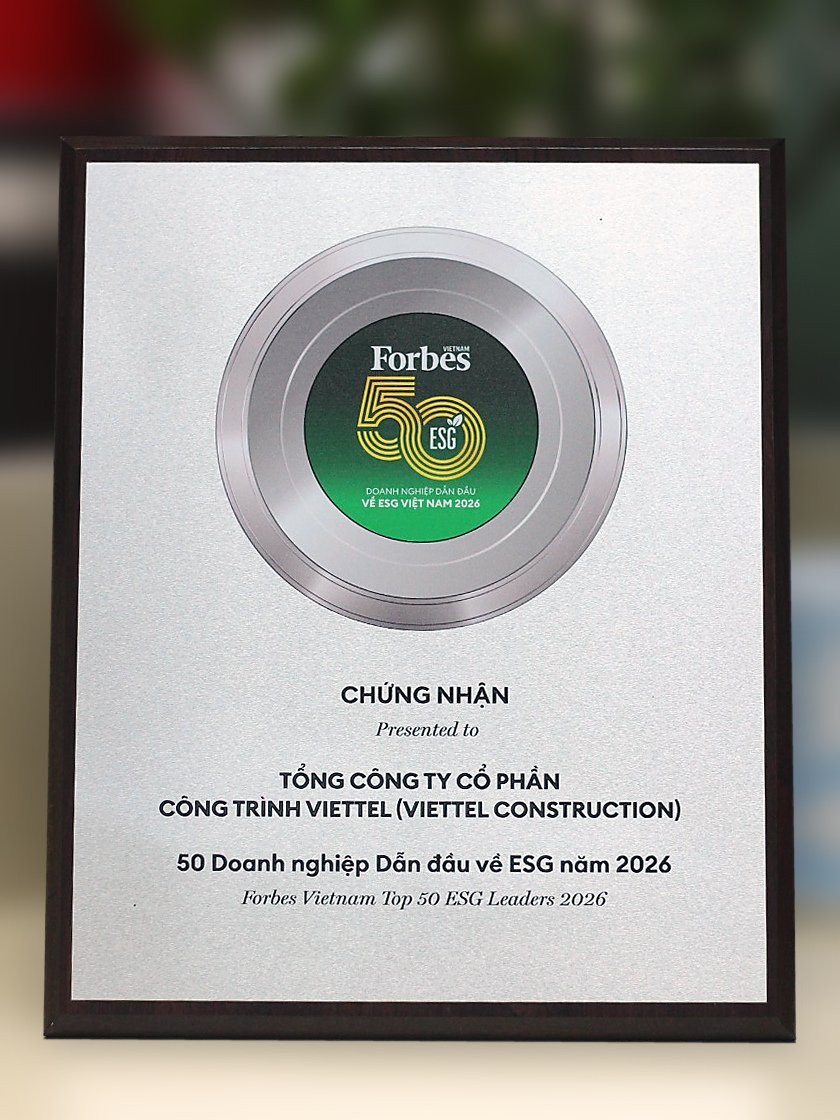 Top 50 ESG 2026 của Forbes: Dấu mốc bền vững của Viettel Construction - Hình 1