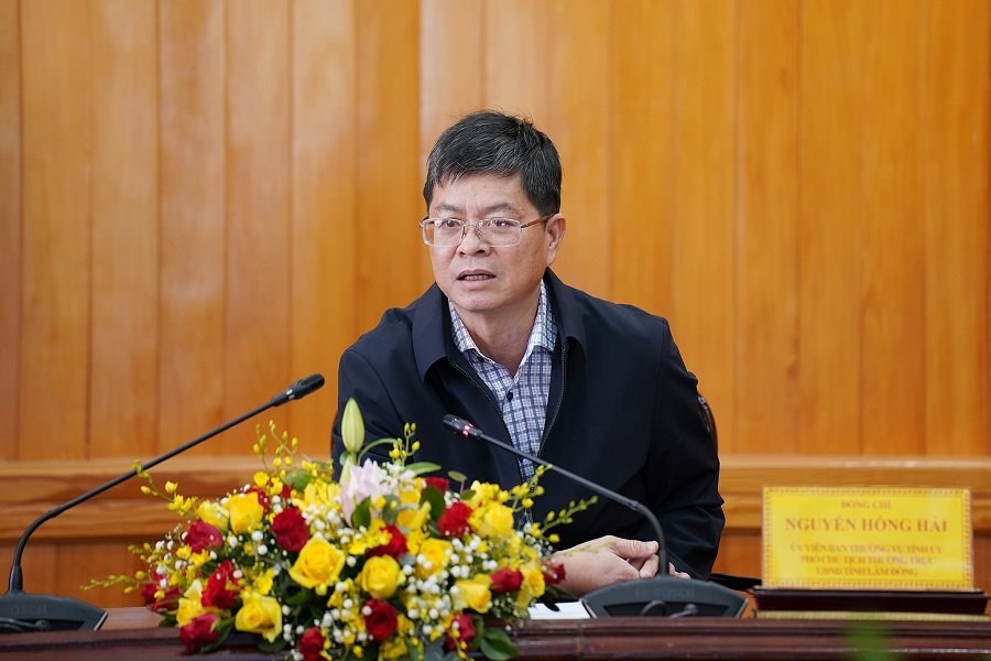 Phó Chủ tịch Thường trực UBND tỉnh Nguyễn Hồng Hải kết luận buổi làm việc. Phó Chủ tịch Thường trực UBND tỉnh Nguyễn Hồng Hải kết luận buổi làm việc.