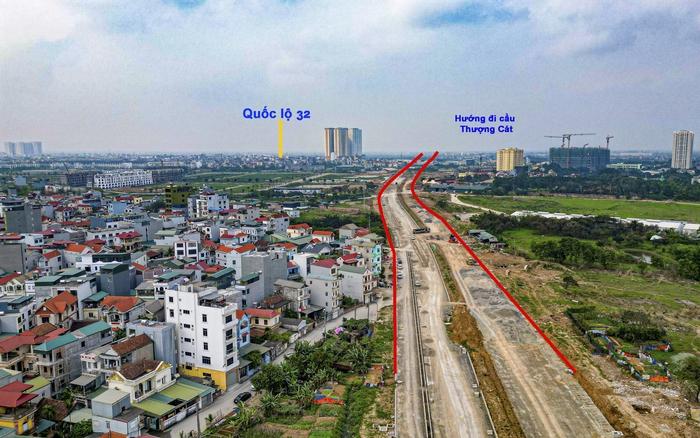 Một đoạn tuyến V&agrave;nh đai 3.5 tại H&agrave; Nội. Th&agrave;nh phố đề xuất đầu tư đoạn từ Quốc lộ 2 đến đầu cầu Thượng C&aacute;t với tổng vốn sơ bộ hơn 13.367 tỷ đồng.