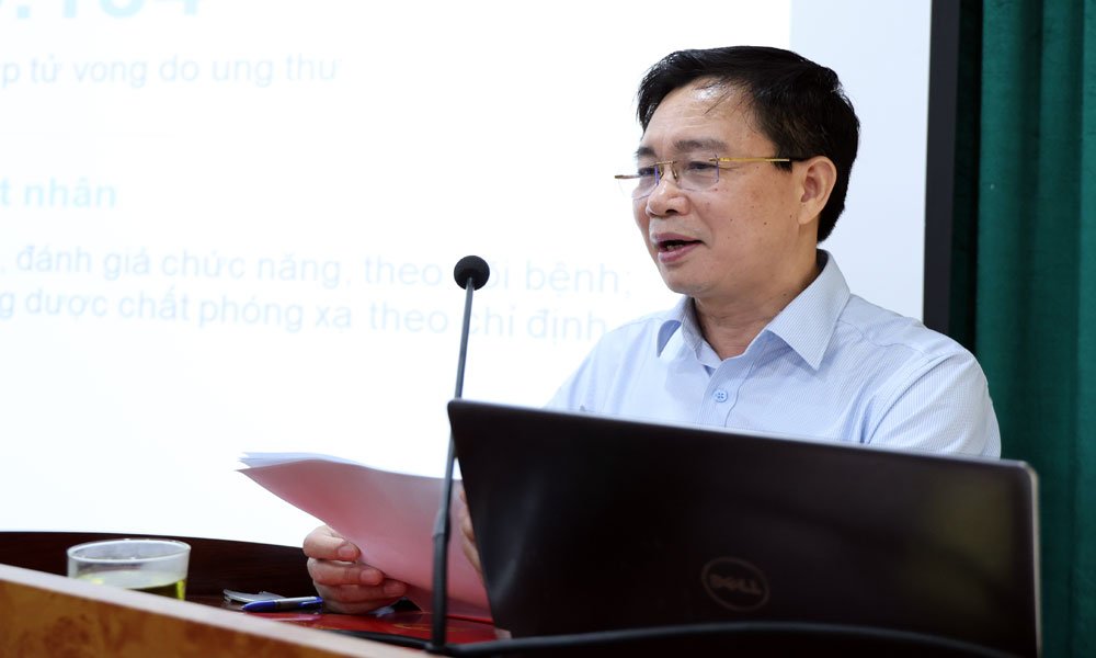Lãnh đạo Sở Y tế tham luận tại hội thảo. Lãnh đạo Sở Y tế tham luận tại hội thảo.