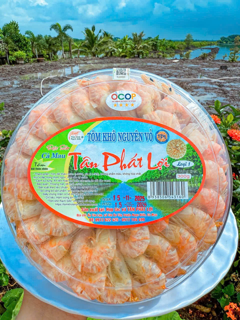 Tôm khô nguyên vỏ Tân Phát Lợi: Giá trị đặc sản Cà Mau, niềm tự hào kinh tế tập thể - Hình 1