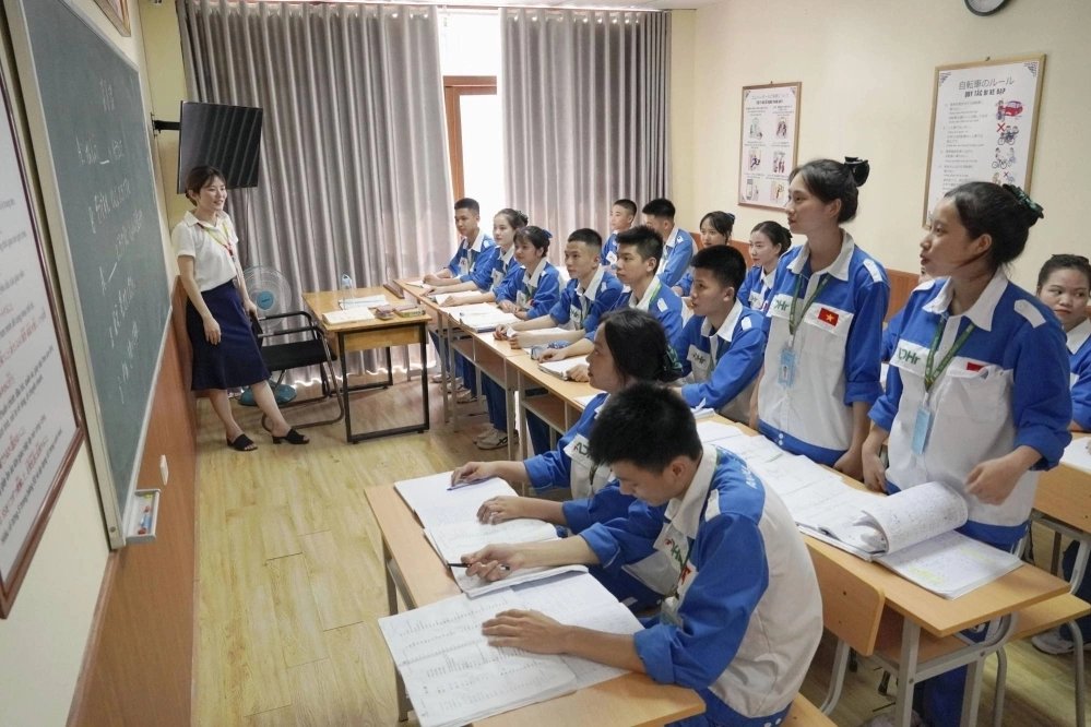 Một số người lao động Việt Nam hệ vừa học vừa làm tại Nhật Bản (Ảnh minh họa) Một số người lao động Việt Nam hệ vừa học vừa làm tại Nhật Bản (Ảnh minh họa)