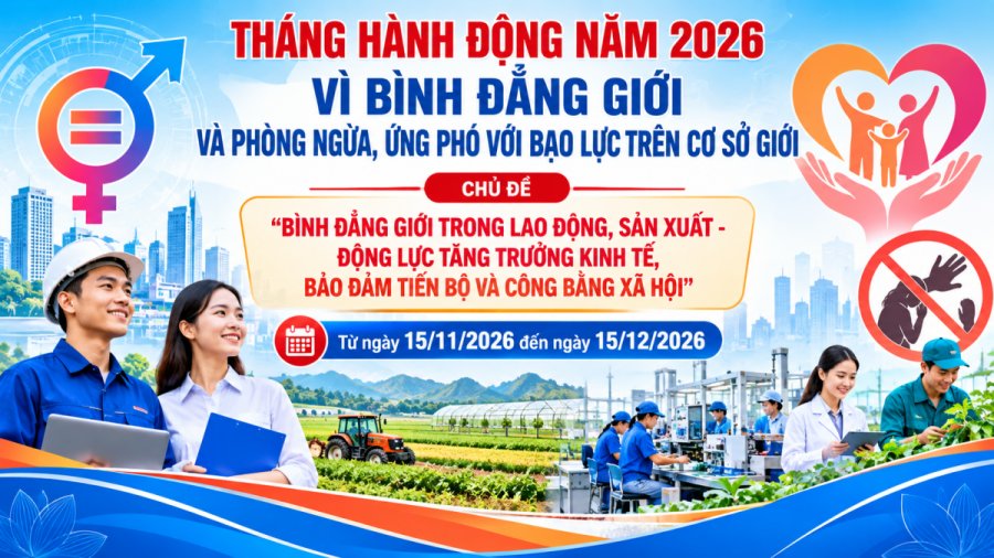 Ninh Bình triển khai Tháng hành động vì bình đẳng giới năm 2026 - Hình 1