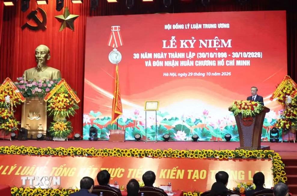Tổng Bí thư, Chủ tịch nước Tô Lâm phát biểu chỉ đạo. (Ảnh: Thống Nhất/TTXVN) Tổng Bí thư, Chủ tịch nước Tô Lâm phát biểu chỉ đạo. (Ảnh: Thống Nhất/TTXVN)