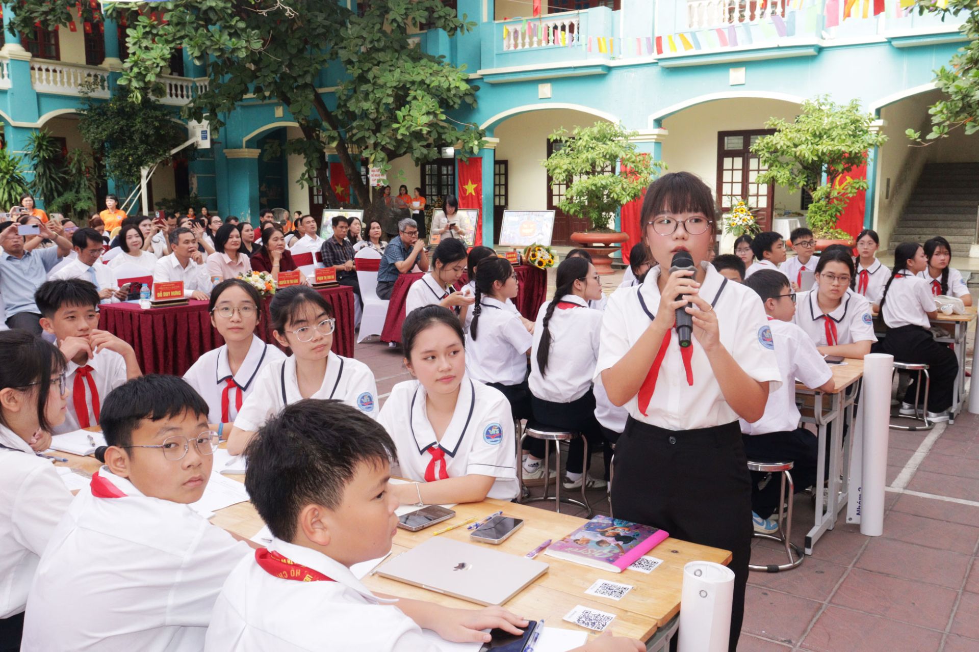 Trường THCS Võ Thị Sáu tổ chức Chuyên đề cấp thành phố về dạy học môn Toán theo định hướng STEM - Hình 1
