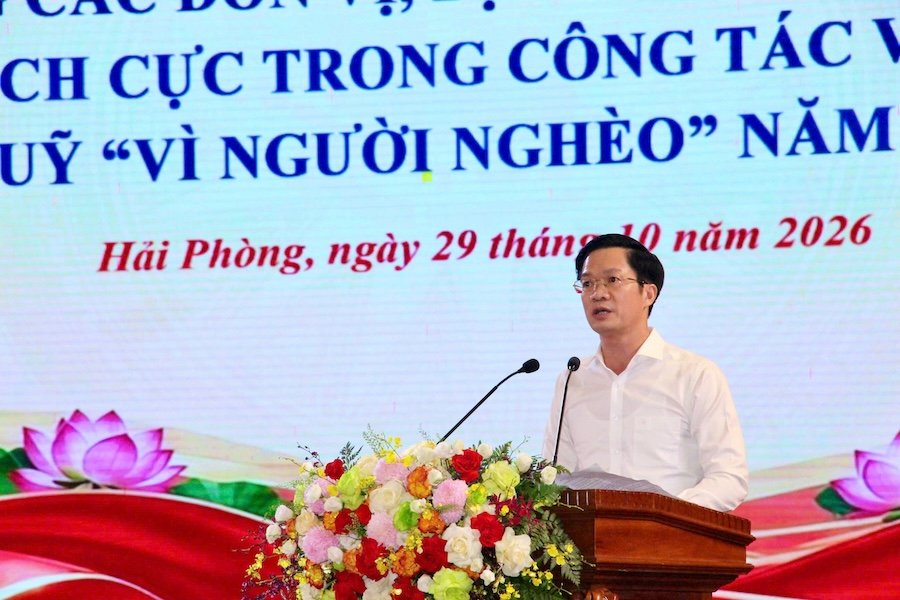 Đồng ch&iacute; Chủ tịch Ủy ban MTTQ Việt Nam th&agrave;nh phố Phạm Văn Lập ph&aacute;t biểu khai mạc.