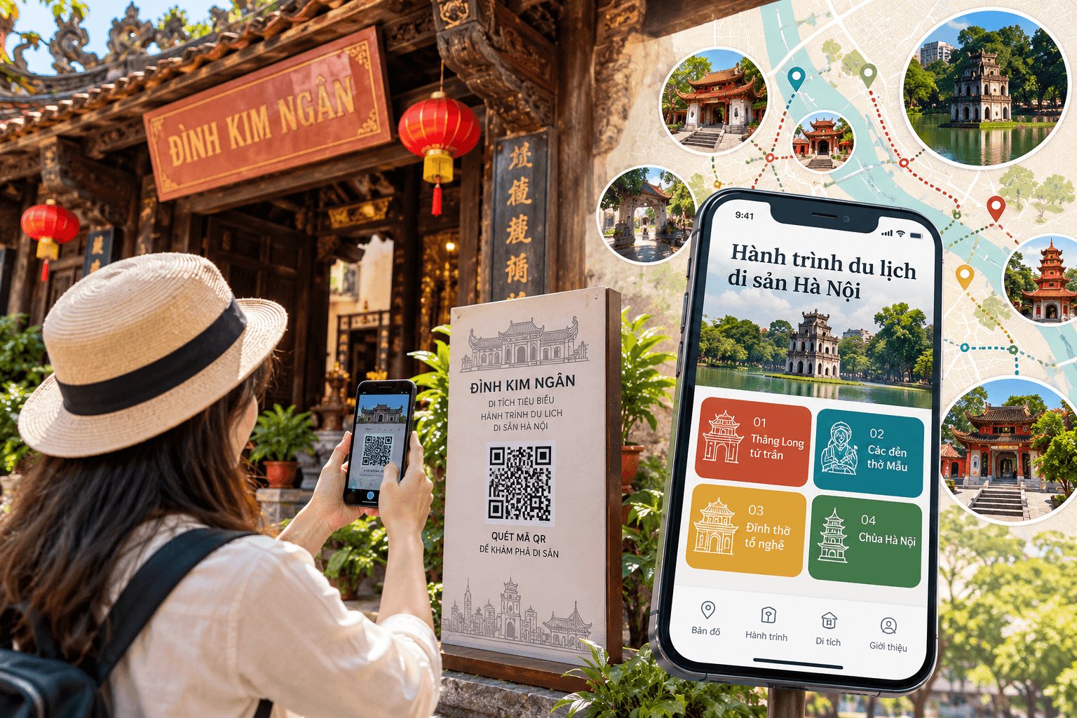 Công nghệ số đang được ứng dụng tại các điểm di sản, góp phần nâng cao trải nghiệm của du khách. Công nghệ số đang được ứng dụng tại các điểm di sản, góp phần nâng cao trải nghiệm của du khách.