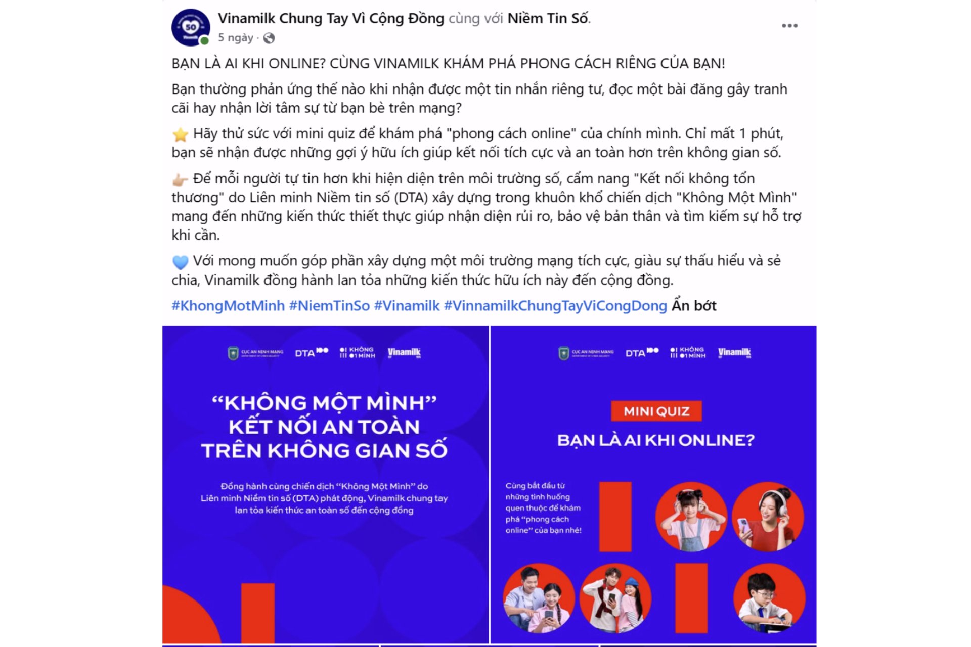 VINAMILK CHUNG TAY XÂY DỰNG “SỨC ĐỀ KHÁNG SỐ” CHO THẾ HỆ TƯƠNG LAI - Hình 3