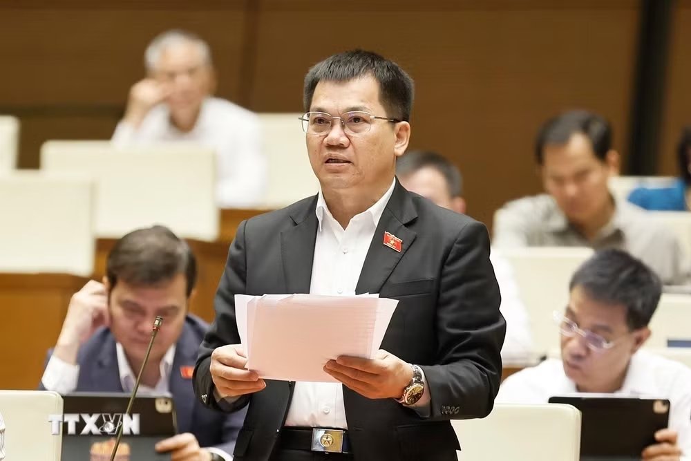 Đại biểu Quốc hội tỉnh Lâm Đồng Dương Khắc Mai phát biểu. (Ảnh: Doãn Tấn/TTXVN) Đại biểu Quốc hội tỉnh Lâm Đồng Dương Khắc Mai phát biểu. (Ảnh: Doãn Tấn/TTXVN)