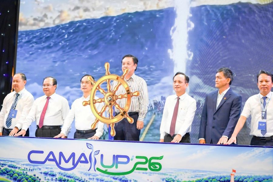 Đại biểu bấm nút khai mạc Ngày hội Khởi nghiệp và Đổi mới sáng tạo năm 2026 (CamaUP’26) và Diễn đàn Đổi mới sáng tạo Việt Nam 2026 Đại biểu bấm nút khai mạc Ngày hội Khởi nghiệp và Đổi mới sáng tạo năm 2026 (CamaUP’26) và Diễn đàn Đổi mới sáng tạo Việt Nam 2026