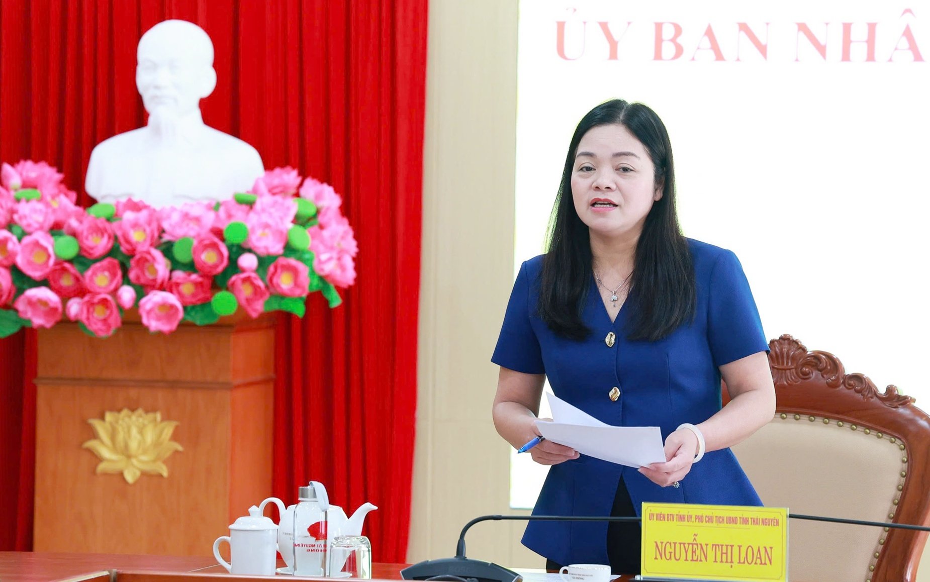 Đồng ch&iacute; Ph&oacute; Chủ tịch UBND tỉnh Nguyễn Thị Loan được điều động, bổ nhiệm giữ chức Thứ trưởng Bộ N&ocirc;ng nghiệp v&agrave; M&ocirc;i trường